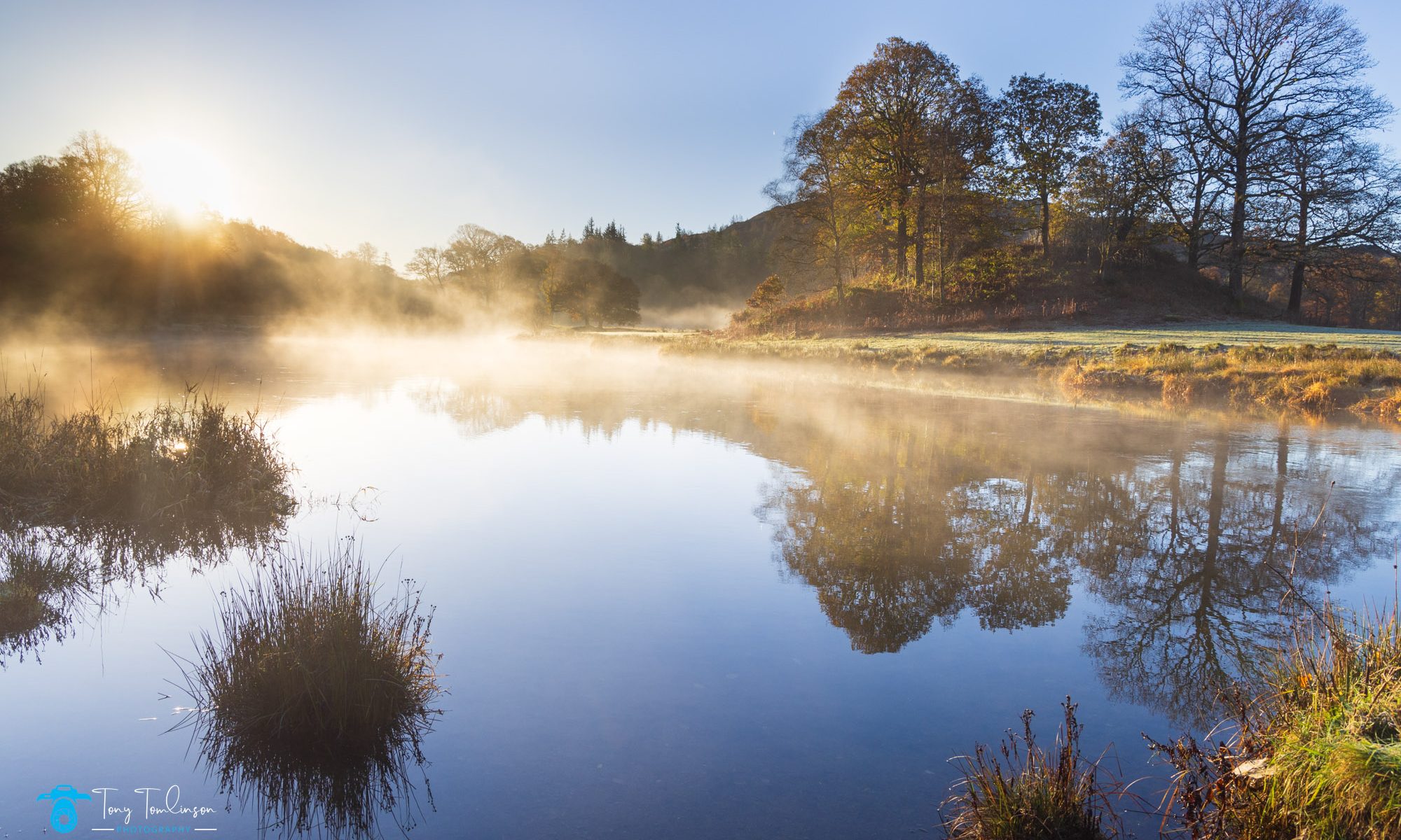 tony-tomlinson-photography, river-brathay, elterwater, langdale-pikes, lake-district, cumbria, uk, autumn, mist,