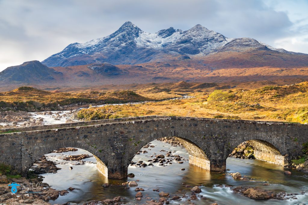 tony-tomlinson-photography, Isle-of-Skye, Scotland, Scottish-Islands, Winter, Long-exposure, Sligachan-bridge-Cuillin-mountains