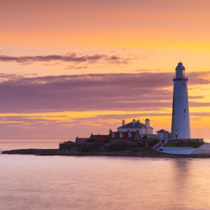 St Mary's Lighthouse-Whitley-Bay-Northumberland-Seascape