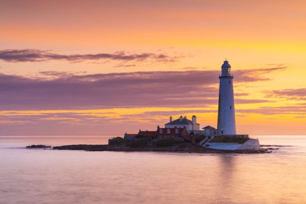 St Mary's Lighthouse-Whitley-Bay-Northumberland-Seascape