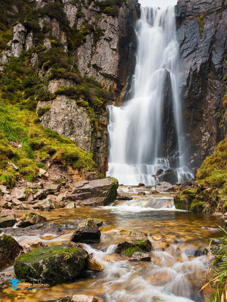 Allt Chranaidh Waterfall, Assynt, Loch Na Gainmhich Waterfall, Scotland, Scottish Highlands, tony-tomlinson-photography, Wailing Widow Falls, Waterfall, winter