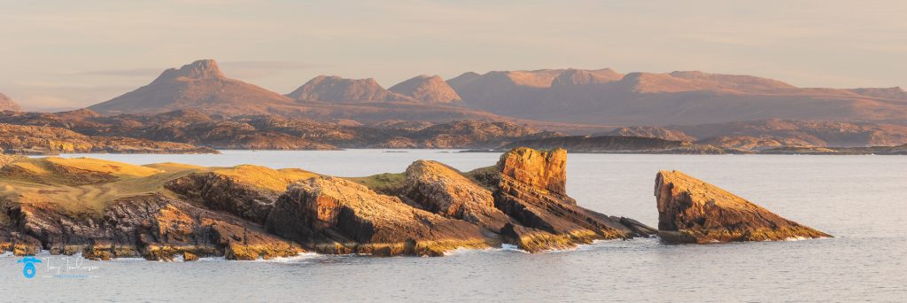 Assynt, Clachtoll, Lochinver, Scotland, Scottish Highlands, Seascape, Split Rock, Sunset, tony-tomlinson-photography, winter