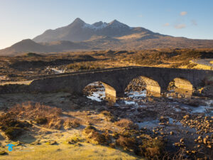 cuillins, Isle of Skye, Landscape, Mountains, river sligachan, Sligachan bridge, tony-tomlindon-photography, winter