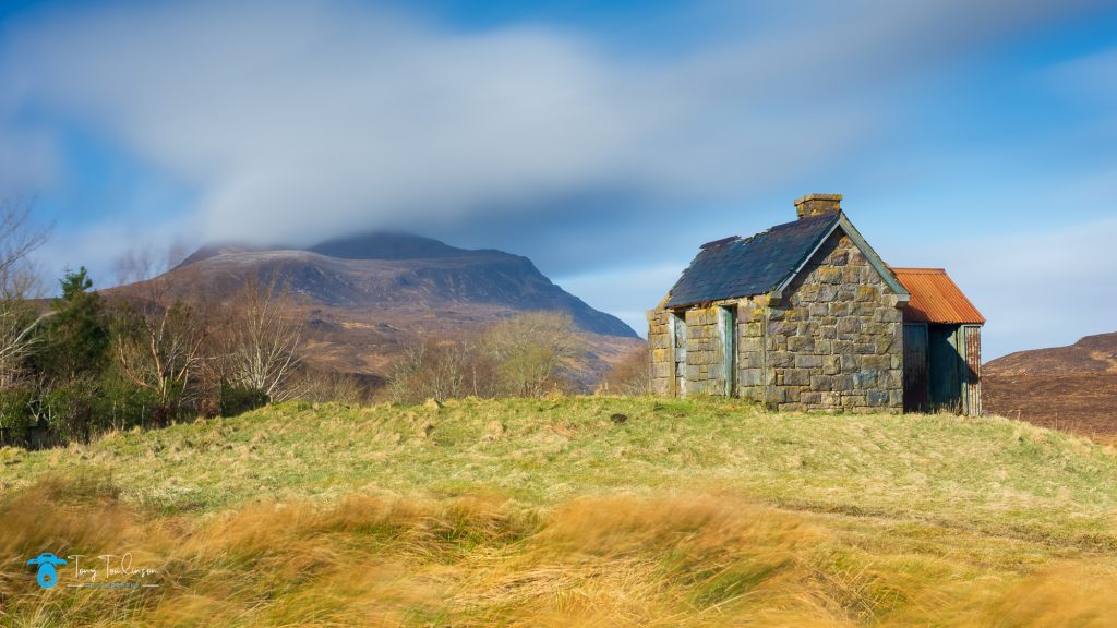 Assynt, bothy, Elphin Bothy, Landscape, old building, Scotland, Scottish Highlands, tony-tomlinson-photography, winter