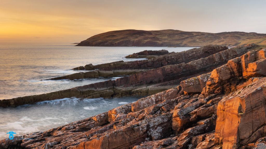 Assynt, Clachtoll, Lochinver, Scotland, Scottish Highlands, Seascape, Split Rock, Sunset, tony-tomlinson-photography, winter,