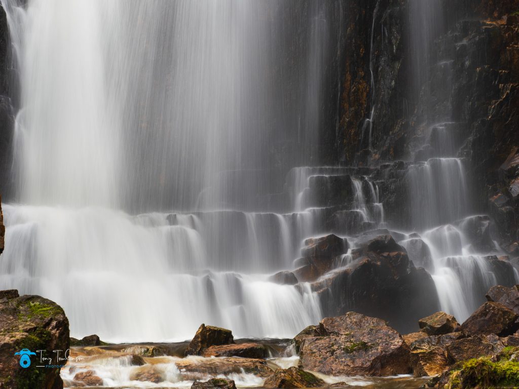 Allt Chranaidh Waterfall, Assynt, Loch Na Gainmhich Waterfall, Scotland, Scottish Highlands, tony-tomlinson-photography, Wailing Widow Falls, Waterfall, winter