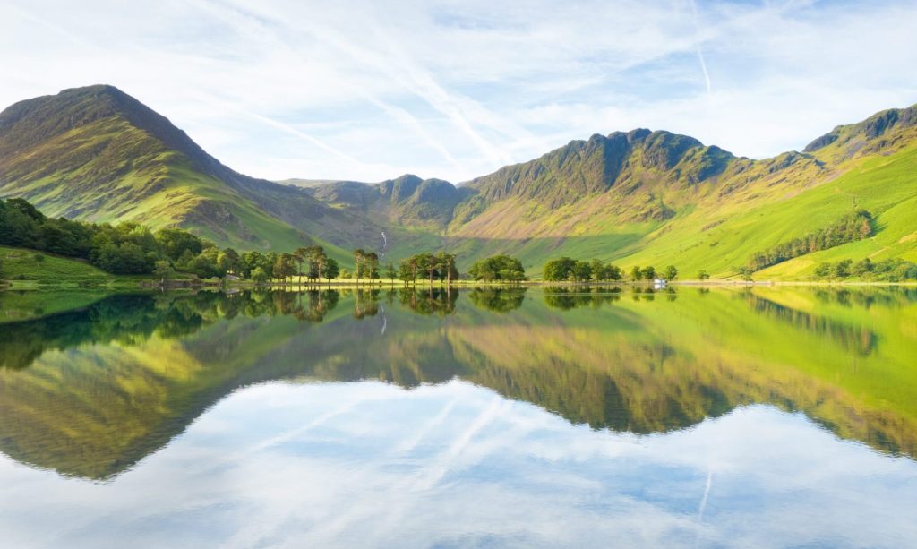 Buttermere, Cumbria, Fells, Fleetwith-pike, Haystacks, Lake, lake-district, Landscape, Mountains, Pine-Trees, Reflections, Centennials, Summer, sunrise, tony-tomlinson-photography, UK