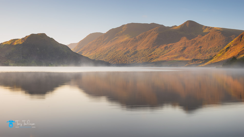 Autumn, crummock-water, Cumbria, flood, lake-district, Landscape, Mist, Red-Pike, siunrise, tony-tomlinson-photography, UK