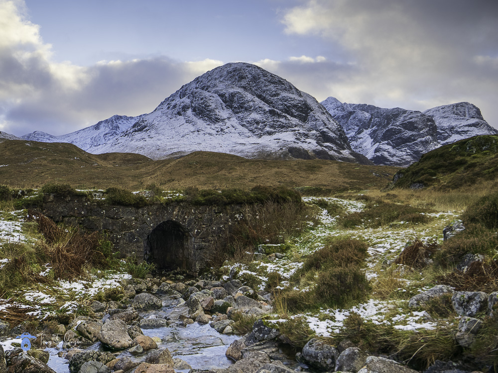 Glencoe, old-military-road, Scotland, scottish-highlands, three-sisters, winter