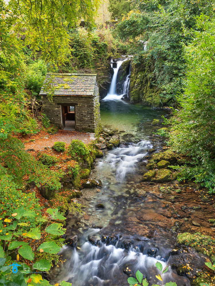 Autumn, Cumbria, grot, lake-district, Landscape, long-exposure, Rydal, Rydal-Beck, tony-tomlinson-photography, trees, UK, Waterfall
