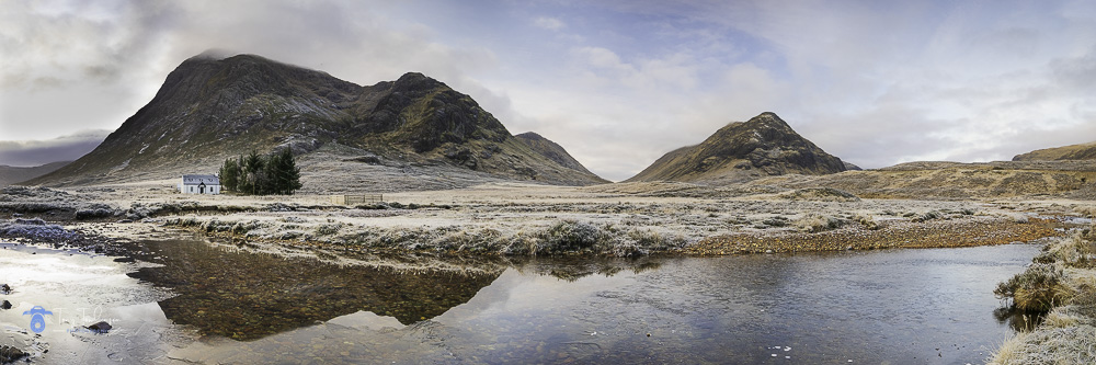 Buchaille-etive- beag, Buchaille-etive-mor, Custom-Ratio, Frozen, Glencoe, Lagangarbh-cottage, Lairig-Gartain, Landscape, river-coupall, Scotland, scottish-highlands, tony-tomlinson-photography, winter