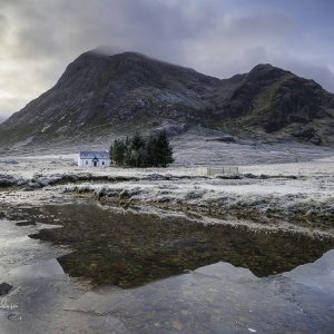 Buchaille-etive-mor, Frozen, Glencoe, Lagangarbh-cottage, Landscape, Reflections, river-coupall, Scotland, scottish-highlands, tony-tomlinson-photography, winter