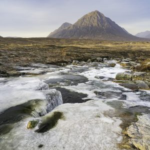 Buchaille-etive-mor, Couldron-falls, Frozen, Glencoe, Landscape, river-etive, Scotland, scottish-highlands, tony-tomlinson-photography, Waterfall, winter