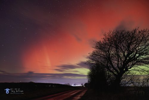 Aurora-Borealis, northern-lights, Tony-Tomlinson-Photography, winter, Maryport, Cumbria, 