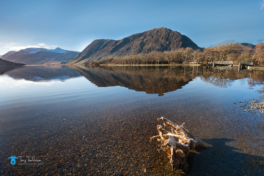 crummock-water, Cumbria, lake-district, Landscape, long-exposure, mellbreak-fell, Reflections, snow, sunrise, tony-tomlinson-photography, winter