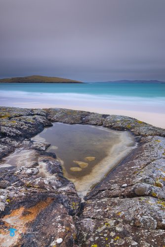 Golden-Sand, Isle-of-Harris, Isle-of-Taransay, Outer-Hebrides, rock-pool, Seascape, Seilebost-Beach, Spring, tony-tomlinson-photography, turquoise-water. waves