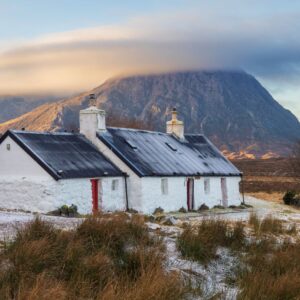 16 x 9, Black-Rock-Cottage, Buchaille- Etive-Mor, Gelncoe, Lakes, Landscape, Print, Scotland, Scottish-Highlands, tony-tomlinson-photography, winter