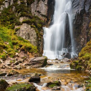 Allt Chranaidh Waterfall, Assynt, Loch Na Gainmhich Waterfall, Scotland, Scottish-Highlands, tony-tomlinson-photography, Wailing Widow Falls, Waterfall, winter