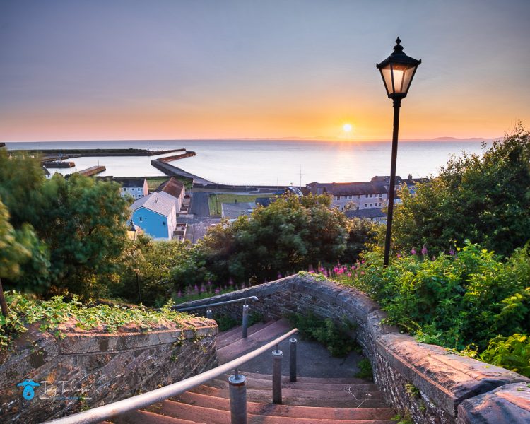 back-brow-steps, Cumbria, harbour, Maryport, Summer, Sunset, tony-tomlinson-photography