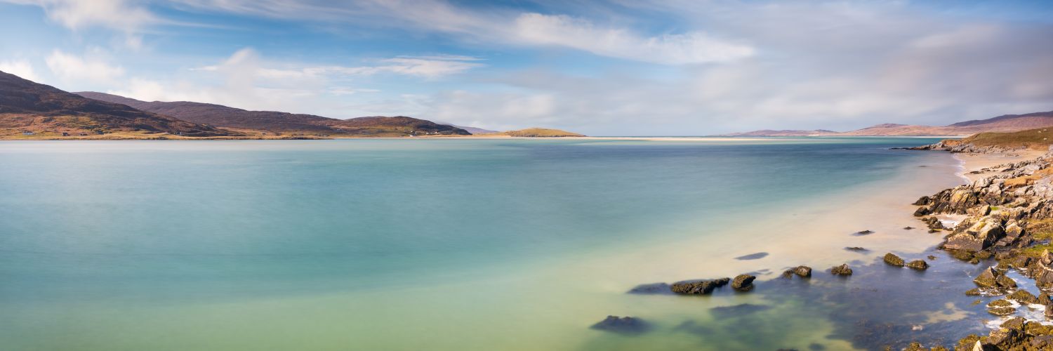 3x1, Golden-Sand, Isle-of-Harris, Isle-of-Taransay, long-exposure, Luskentre-Bay, Outer-Hebrides, Seascape, Spring, tony-tomlinson-photography, turquoise-water