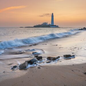 tony-Tomlinson-Photography, St-Marys-Lighthouse, Blyth, Seascape, Northumbria, Lighthouse, sunrise, Summer,