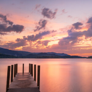 16x9, ashness-jetty, Cumbria, Derwentwater, Lake, lake-district, Landscape, Spring, Sunset, tony-tomlinson-photography, UK